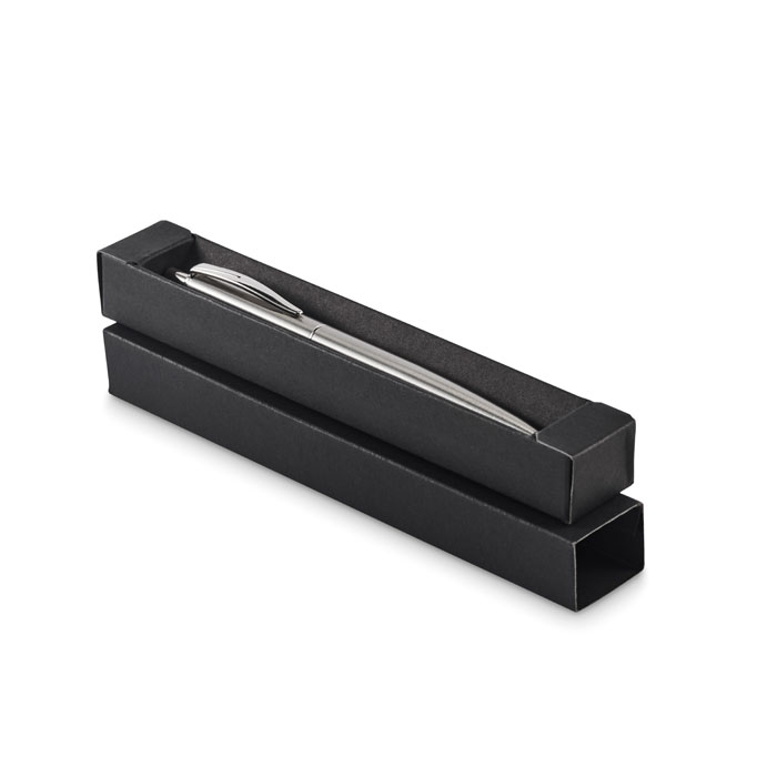 Stylo à personnaliser avec boîte Graz Colour Argent mat